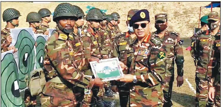 সেনাবাহিনীর ফায়ারিং প্রতিযোগিতার সমাপনী ও পুরস্কার বিতরণ সেনাবাহিনীর ফায়ারিং প্রতিযোগিতার সমাপনী ও পুরস্কার বিতরণ