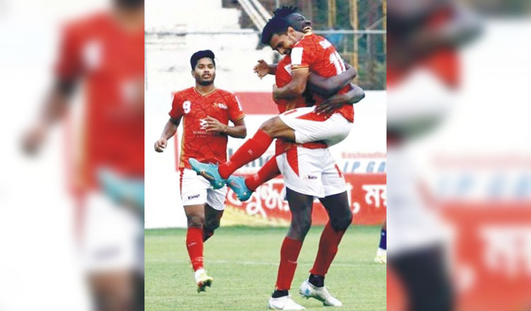 বারিধারার জালে কিংসের গোলবৃষ্টি