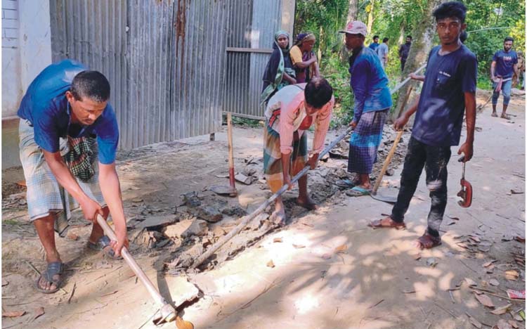 ১৫শ’ ফুট অবৈধ গ্যাস লাইনের সংযোগ বিচ্ছিন্ন