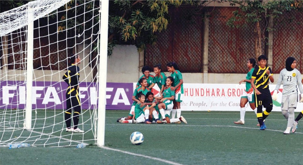 মালয়েশিয়ার জালে বাংলাদেশের ৬ গোল