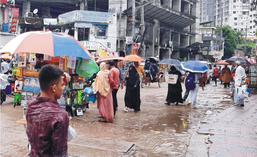 লঘুচাপের কারণে কুমিল্লায় থেমে থেমে বৃষ্টি