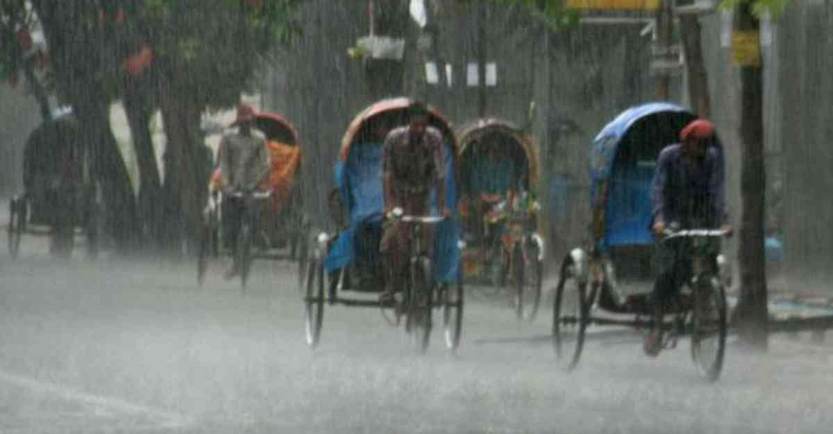 চার বিভাগে ভারি বৃষ্টির আভাস