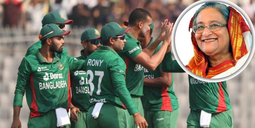 ইংল্যান্ডের বিপক্ষে সিরিজ জেতায় প্রধানমন্ত্রীর অভিনন্দন