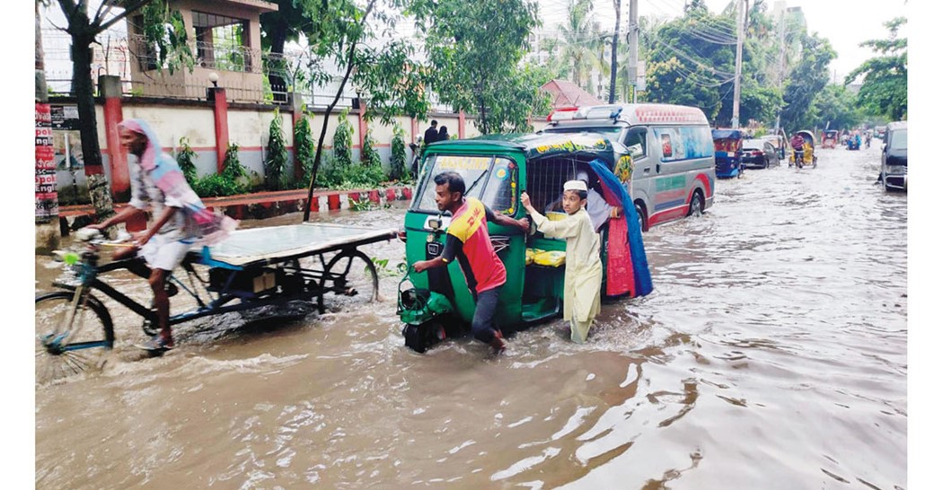 কুমিল্লায় তিন ঘন্টায় ৯৪ মিলিমিটার বৃষ্টি