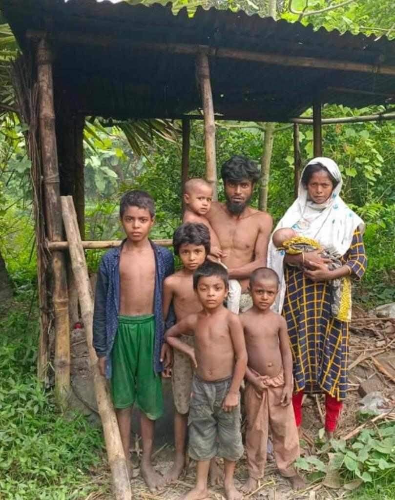 স্ত্রী ও ছয় সন্তানকে নিয়ে জঙ্গলে বাস অবশেষে ঘর পেল সেই মামুন